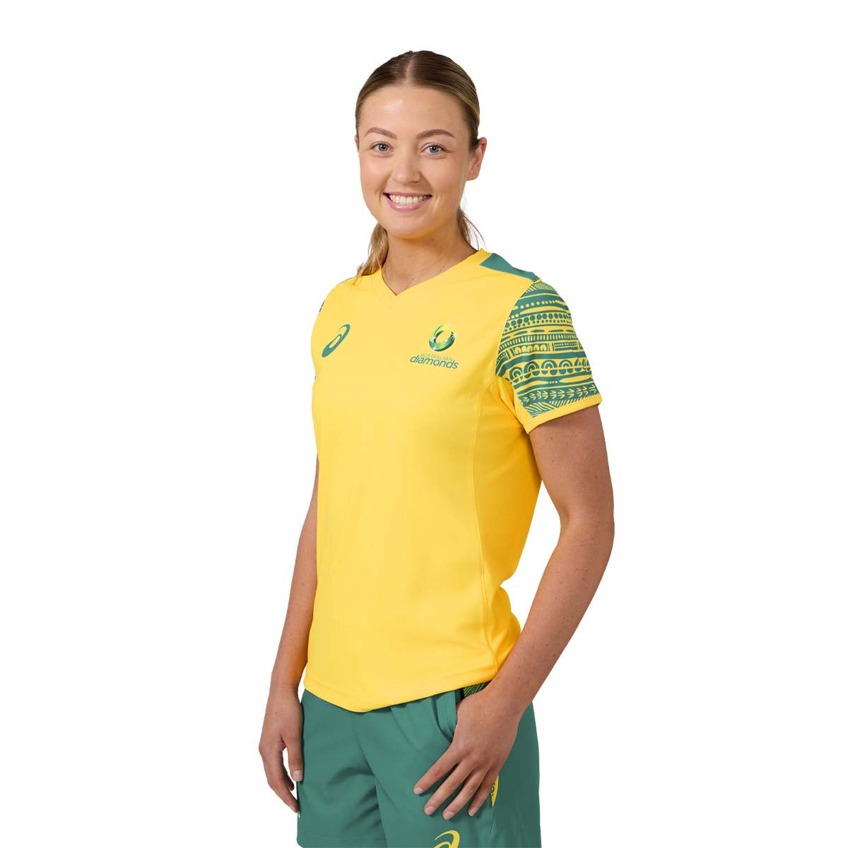 Diamonds Warm Up T-shirt Asics Women's