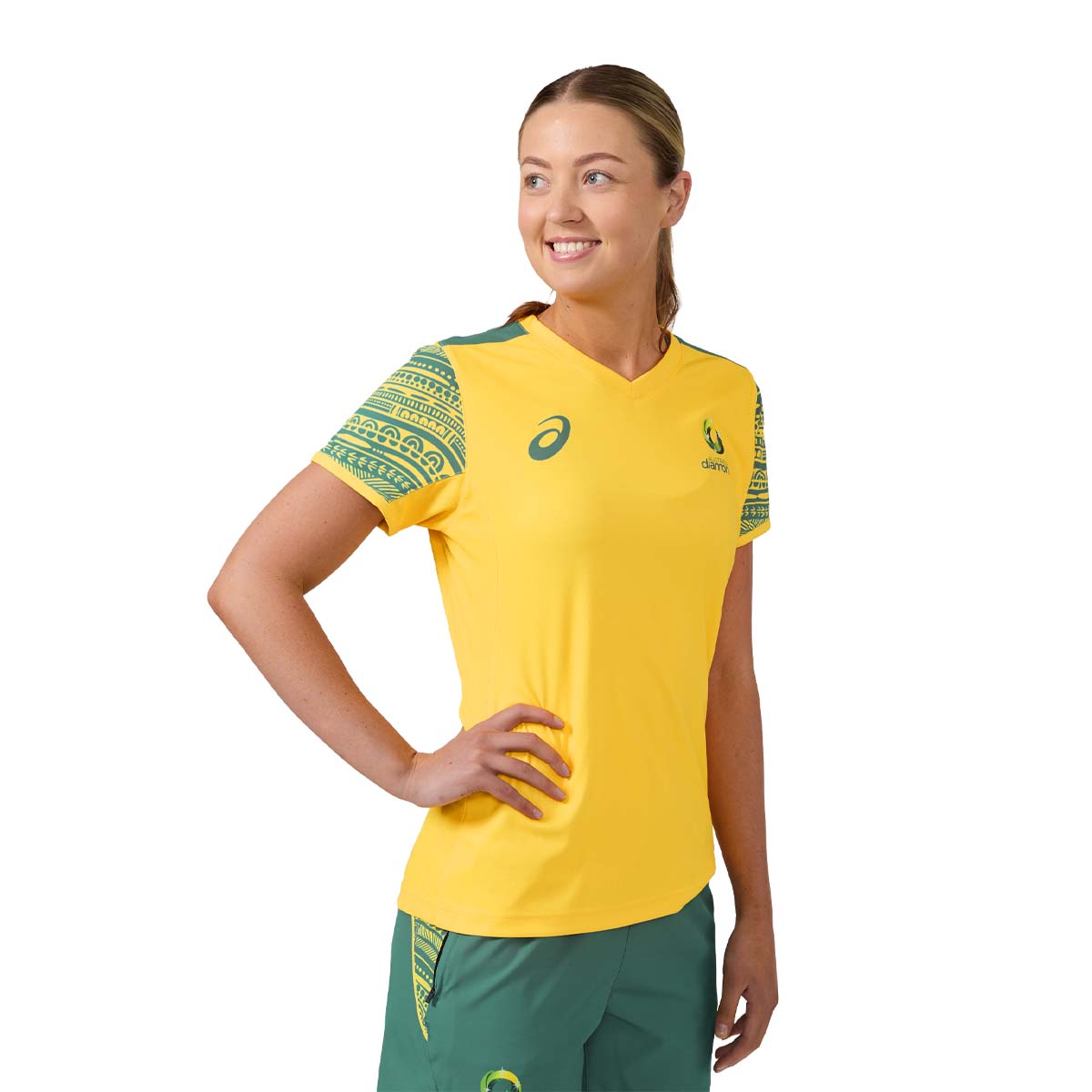 Diamonds Warm Up T-shirt Asics Women's
