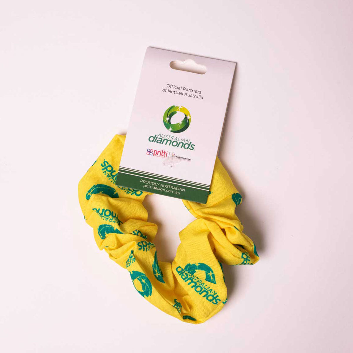 Diamonds Gold Hair Scrunchie