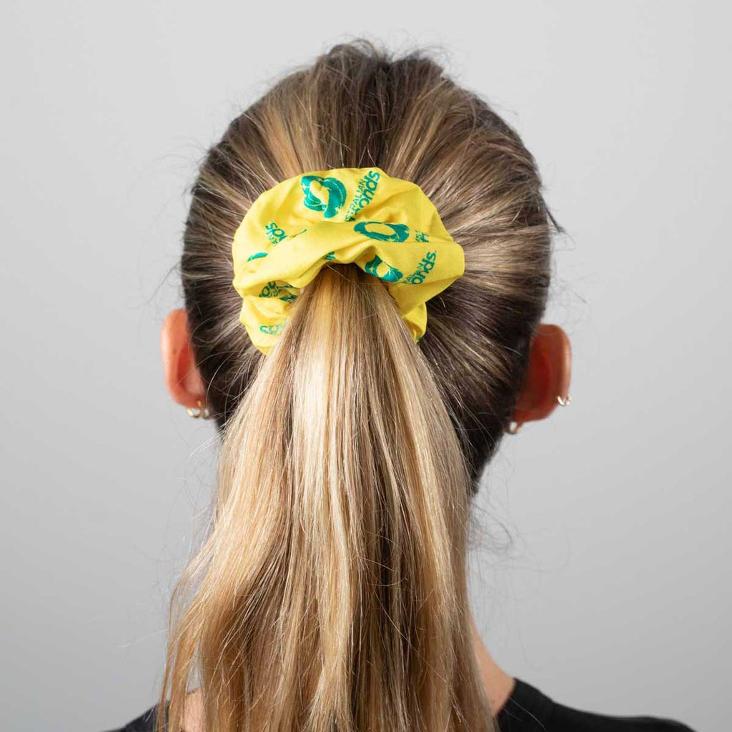 Diamonds Gold Hair Scrunchie