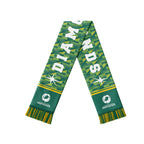Diamonds Scarf Wattle Green