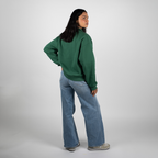 Heritage 1/4 Zip Sweatshirt Pine Green