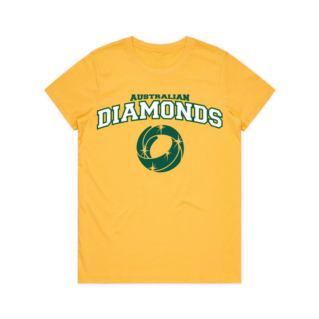 Netball Australia Match Day T-Shirt Marigold