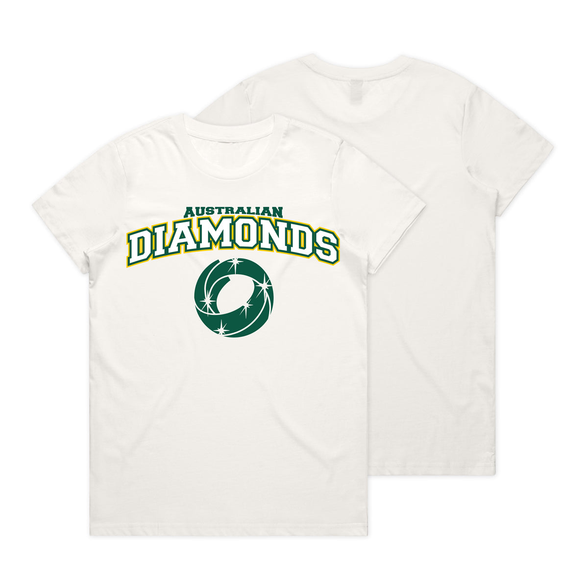 Netball Australia Match Day T-Shirt Off White