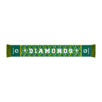 Diamonds Scarf Wattle Green