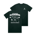 Netball Australia Varsity Diamonds Tee Deep Moss
