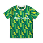 Warm T-shirt Diamond Wattle Print