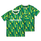 Warm T-shirt Diamond Wattle Print