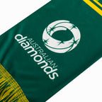 Diamonds Scarf Wattle Green