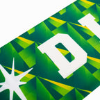 Diamonds Scarf Wattle Green