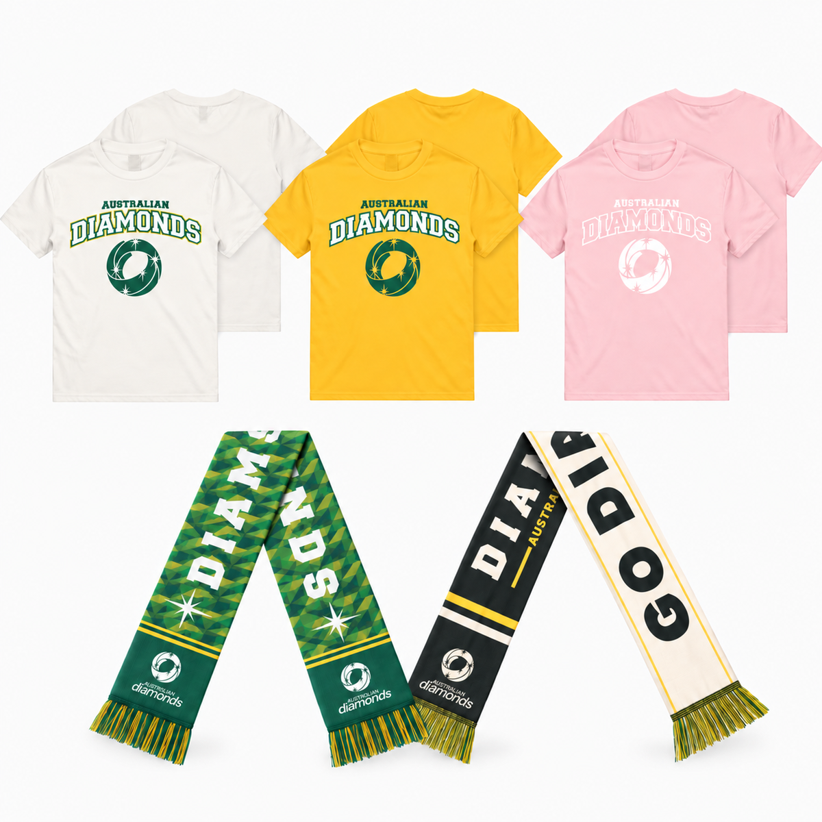 Diamonds Scarf and T-shirt Bundle