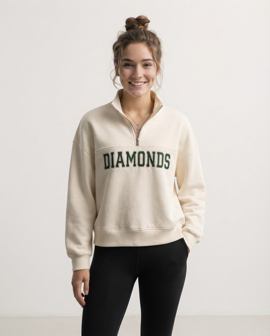 Diamonds Heritage 1/4 Zip Sweatshirt